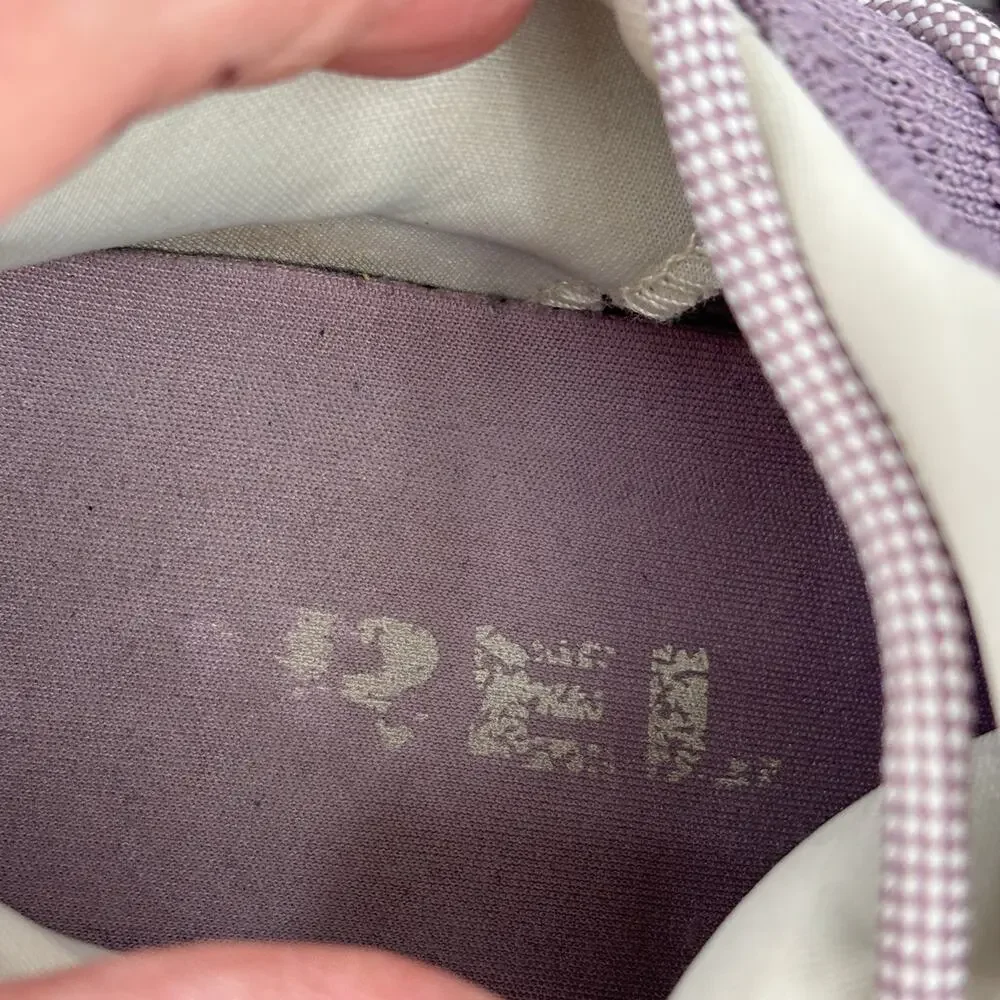 Sorel Kinetic Sneakers Women Size 9 Lavender Gray Knit Lace Up Athletic‎ Casual
